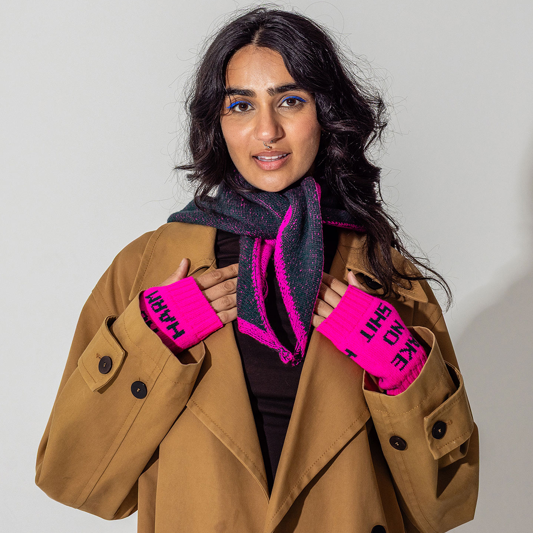 Do No Harm Take No Shit Wrist Warmers