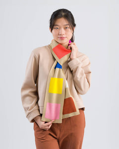 Swatch Skinny Scarf: Sand