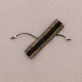 Macramé Beaded Bracelet Negro