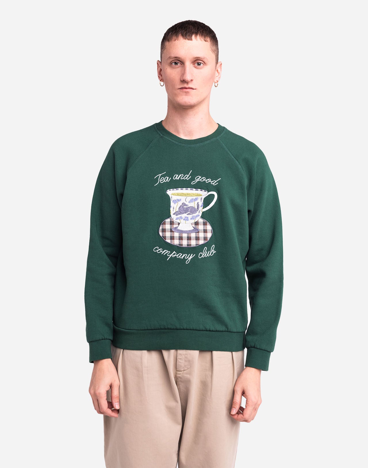 Cup of Tea Sweatshirt Green
