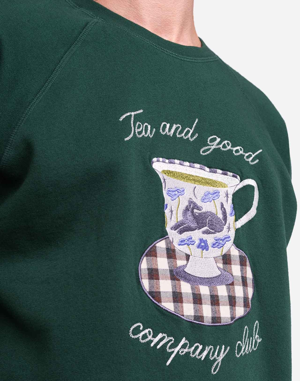 Cup of Tea Sweatshirt Green