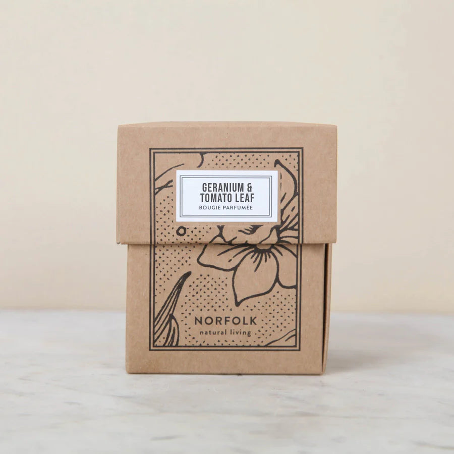 Geranium & Tomato Leaf Botanical Candle