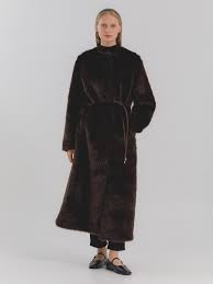 Chocolate Faux Fur Coat