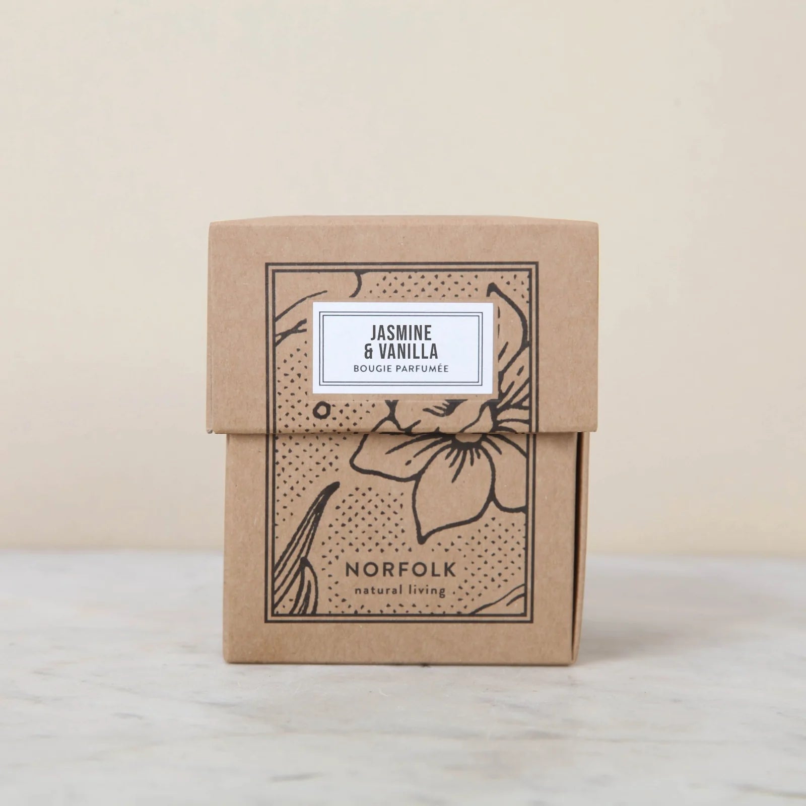 Jasmine & Vanilla Botanical Candle