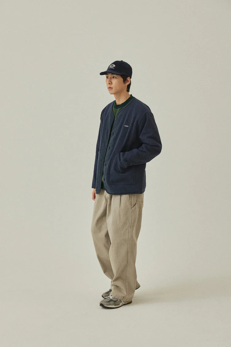 Light Beige Two Tuck Wide Kation Pants
