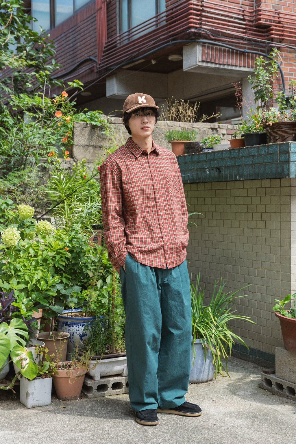 Corduroy Cap Brown
