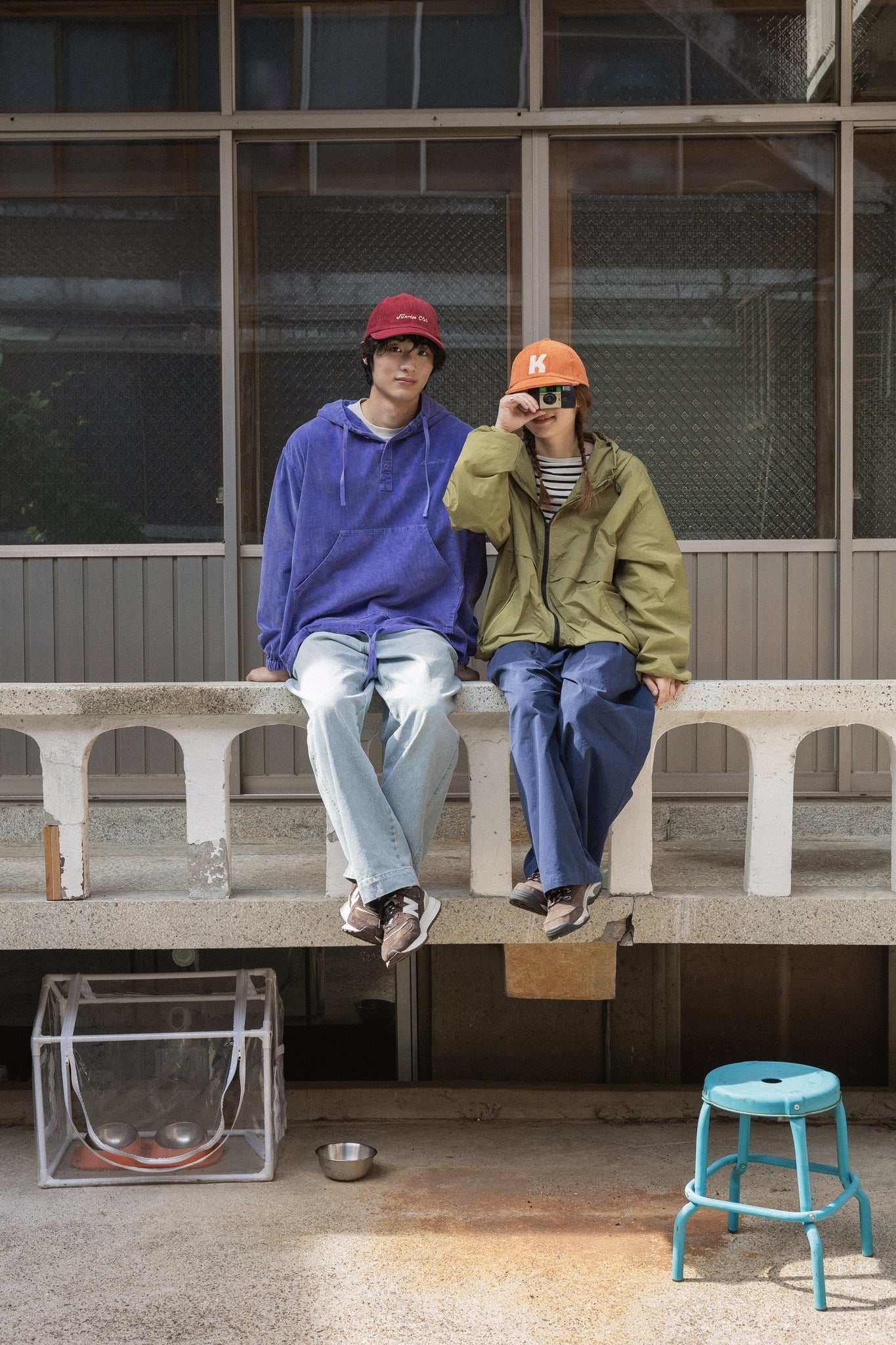 Corduroy Cap Orange