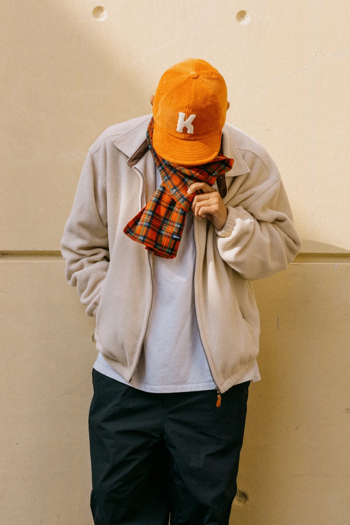 Corduroy Cap Orange