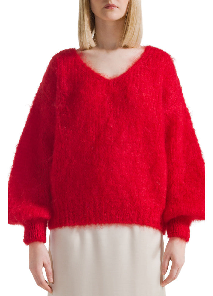 Red Mohair Sweater