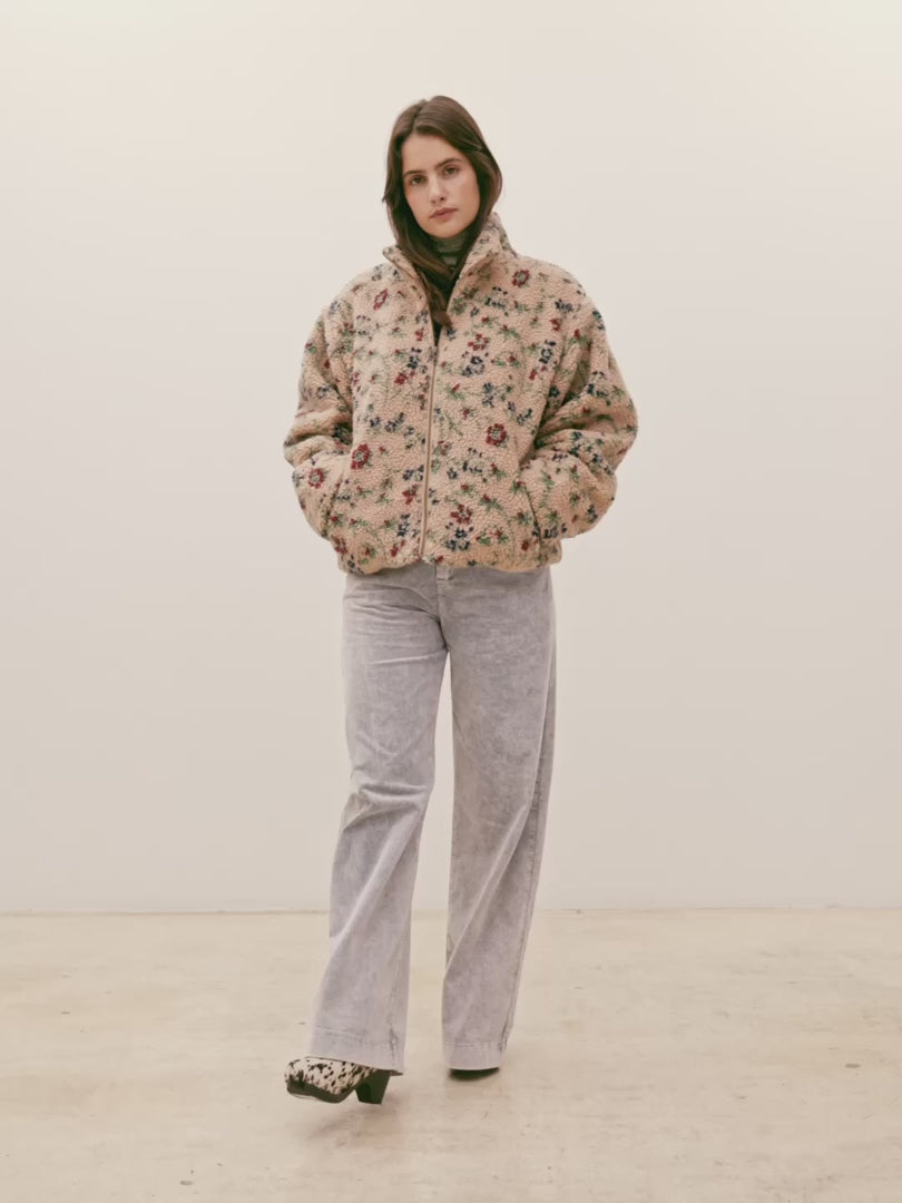 Floral Fleece - Last One (size Large)