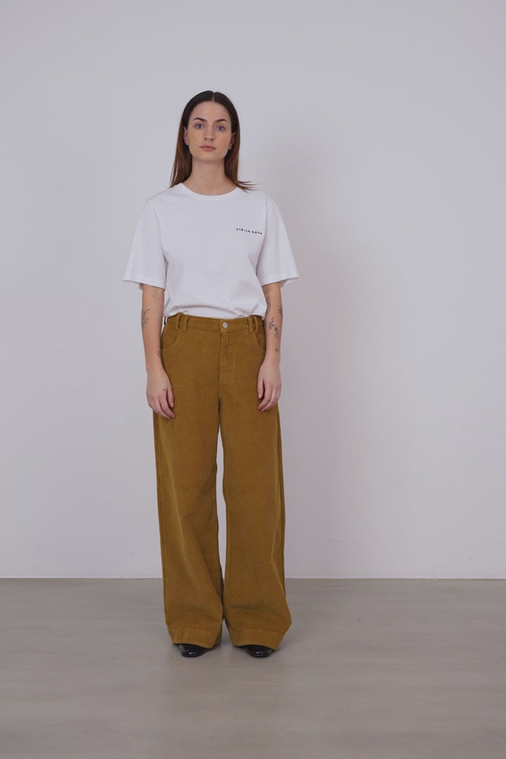 Corduroy Pants Dusty Moss