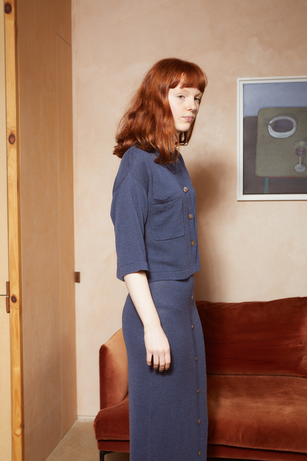 Navy Soren Top
