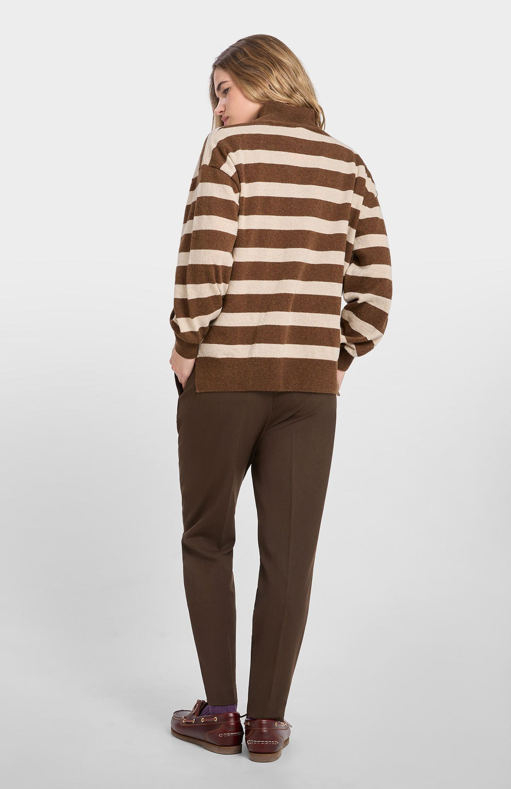 Kahadi Dot Stripe Jumper