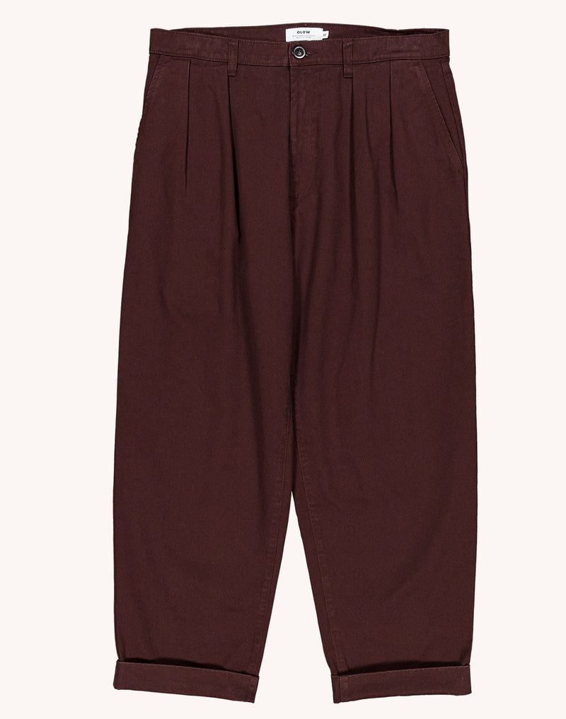 Twill Chocolate Semba Trousers