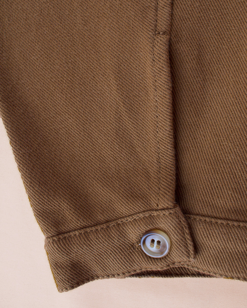 Tobacco Oversized Chore Drill Coat