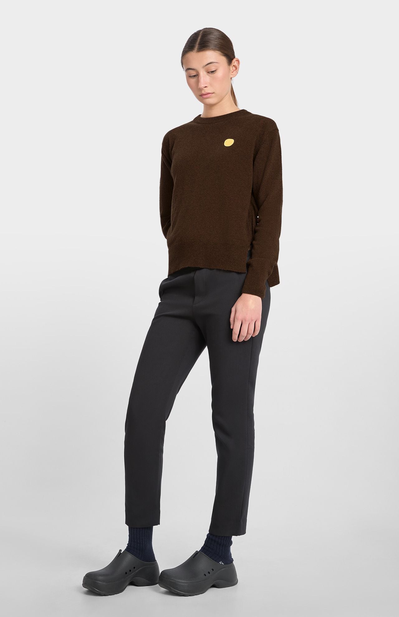 Dark Brown Dot Jumper