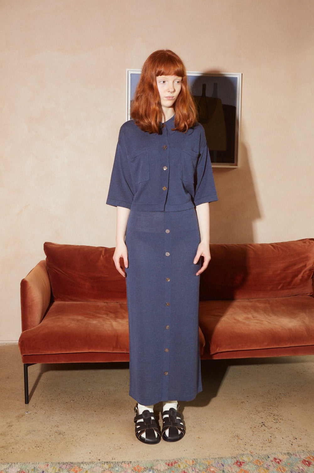 Navy Soren Top