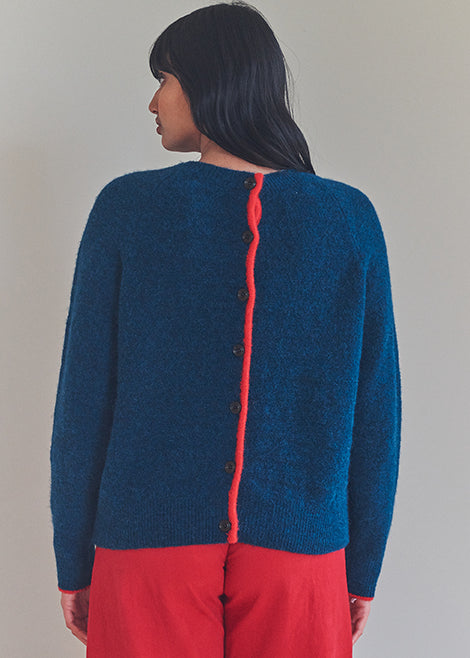 Navy Alpaca Jumpigan