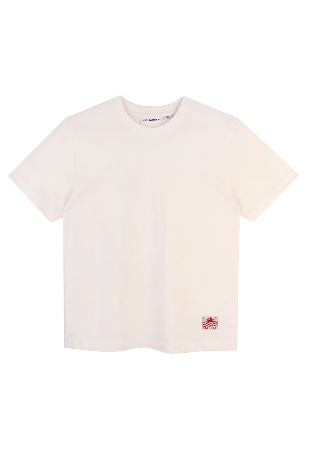 Cream Basic Tee