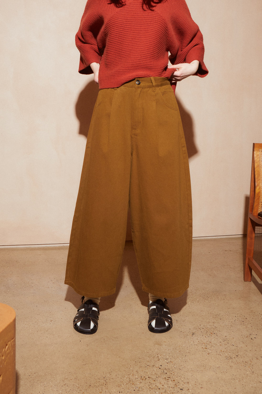 Mason Drill Low Trousers