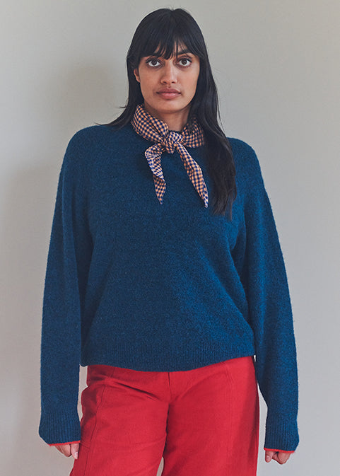 Navy Alpaca Jumpigan