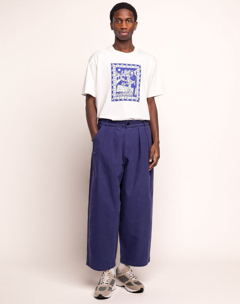 Navy Cargeot Pants