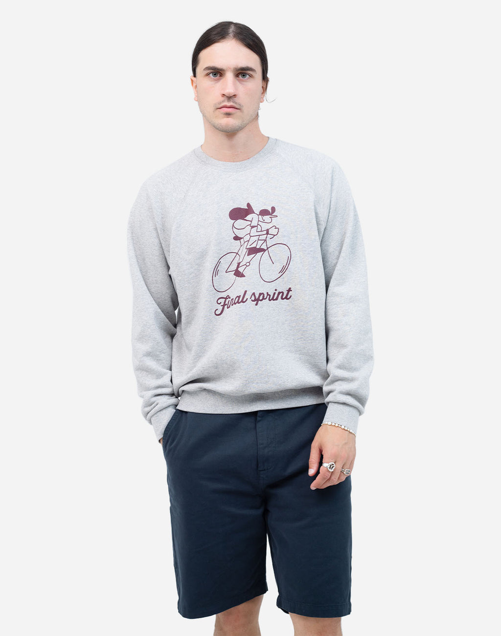Grey Sprint Sweater
