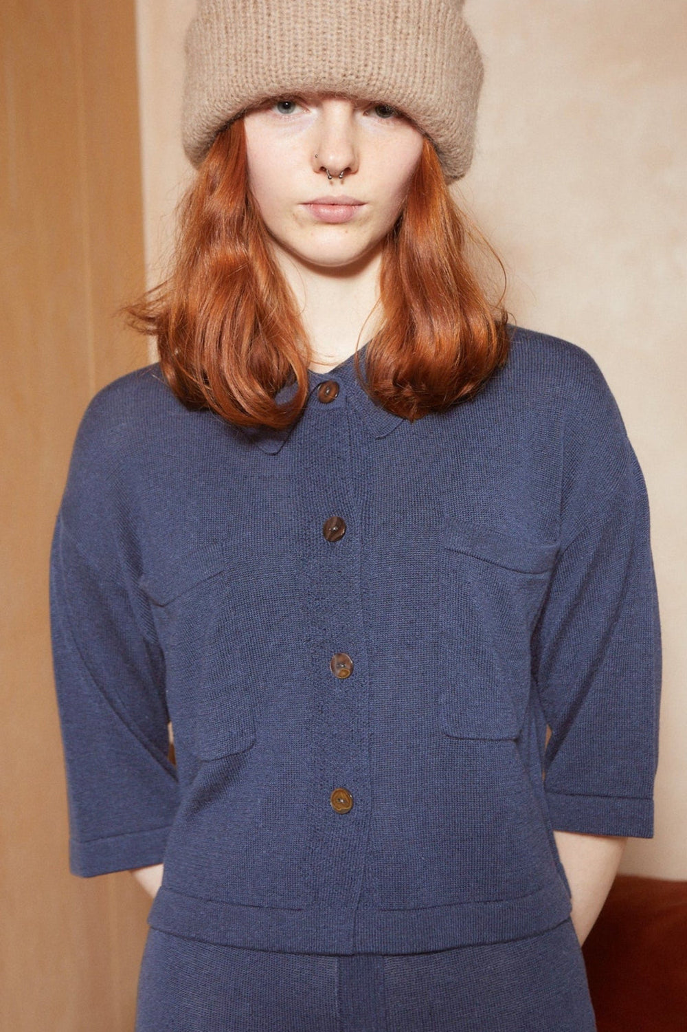 Navy Soren Top