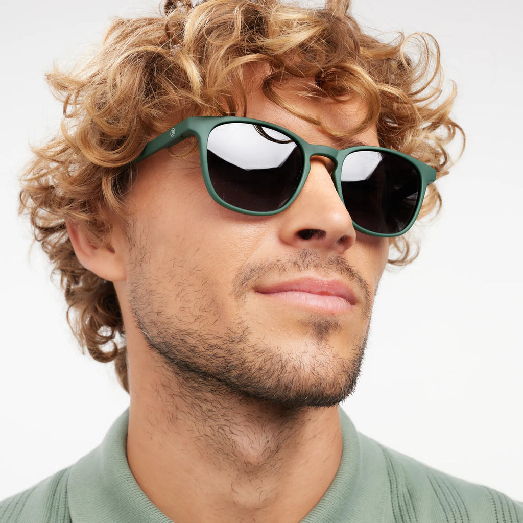 Dalston Matte Dark Green Sunglasses