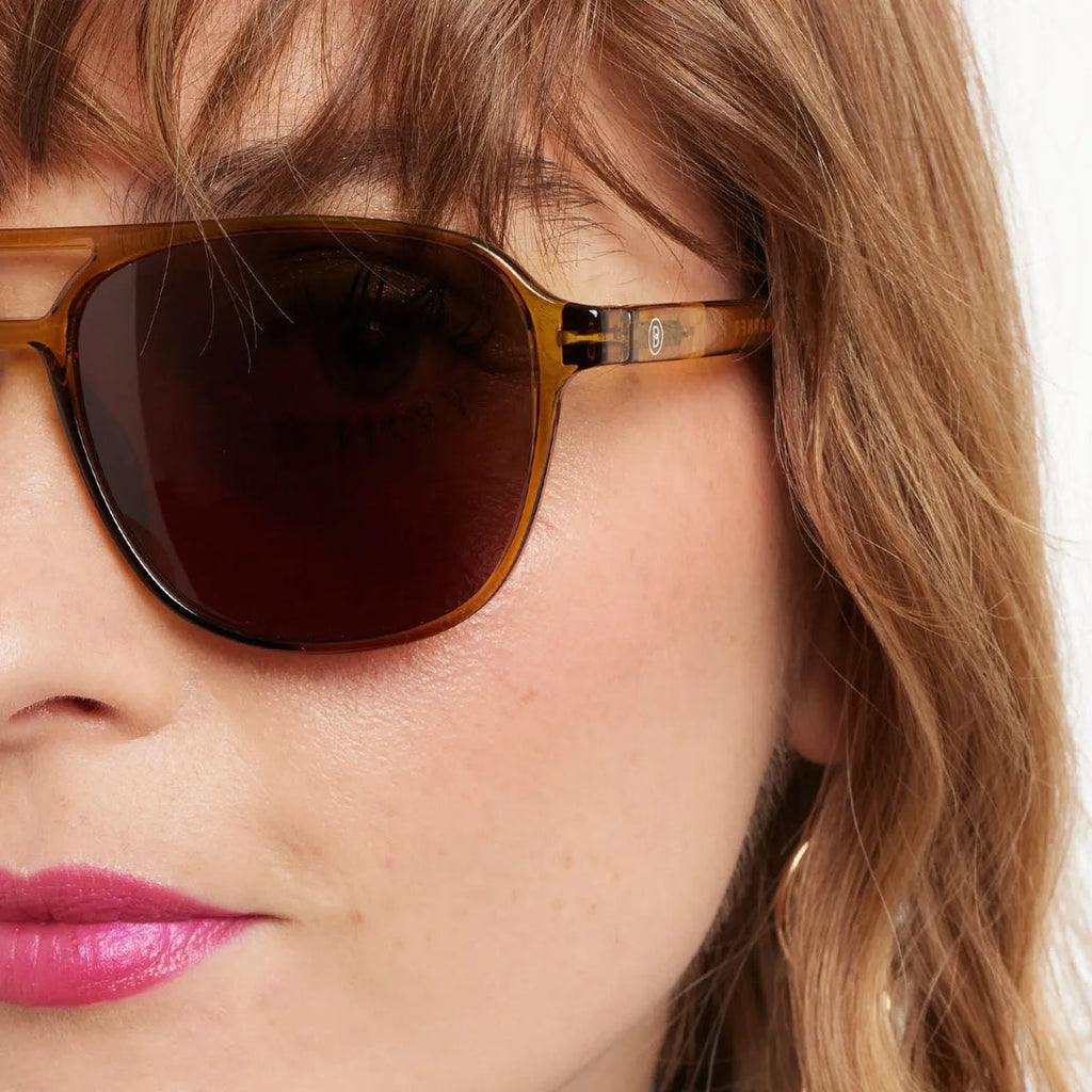Brad Ecru Olive Sunglasses