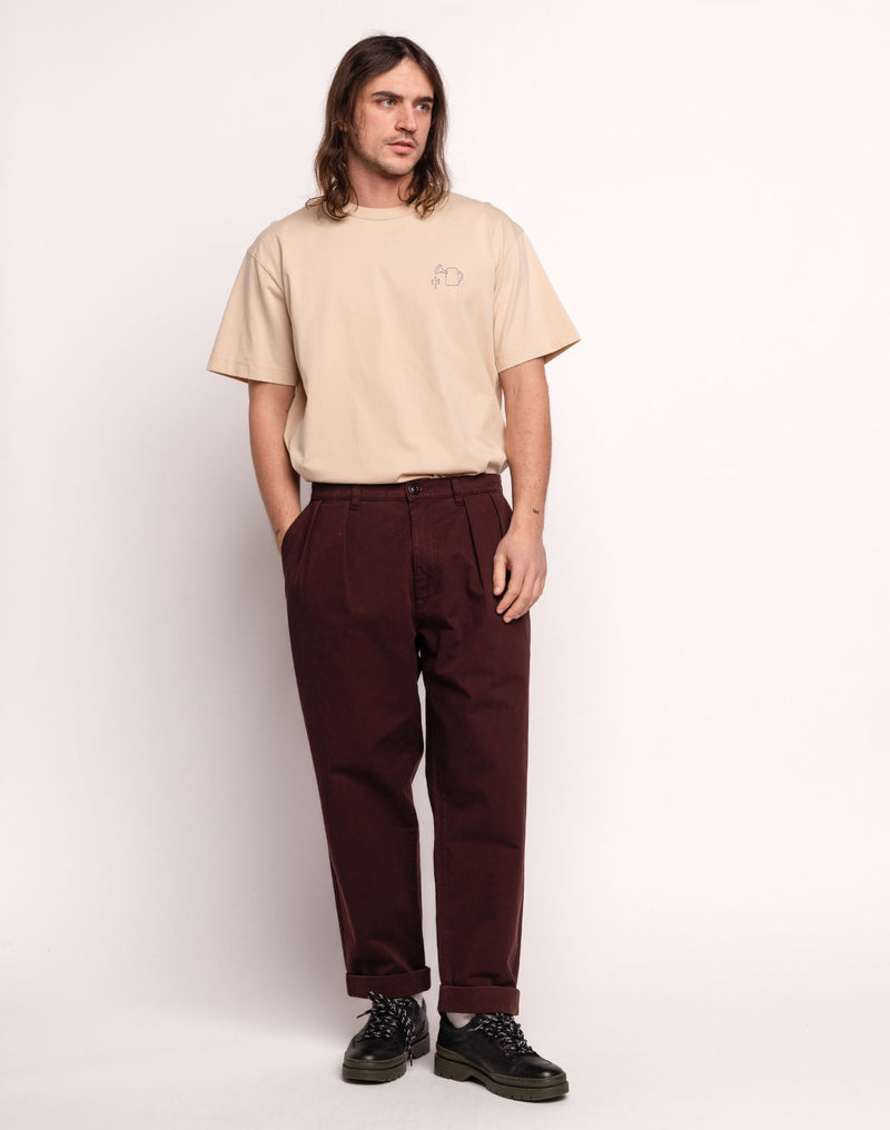 Twill Chocolate Semba Trousers