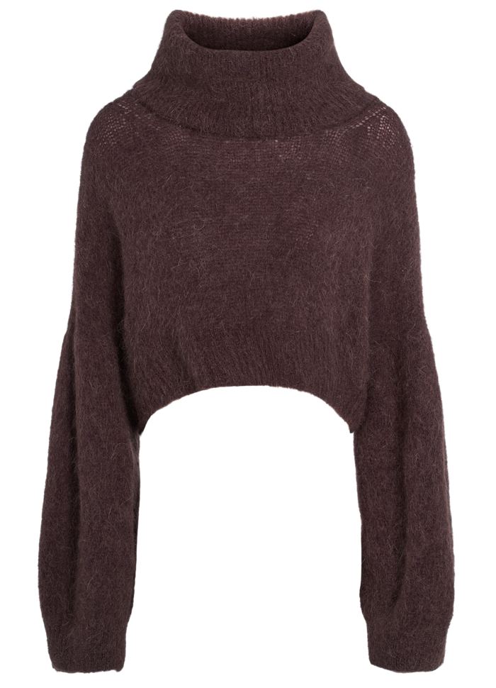 Brown Alpaca Rollneck