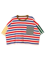 Winston Knit Tee Multi Stripe- Last One (one size)