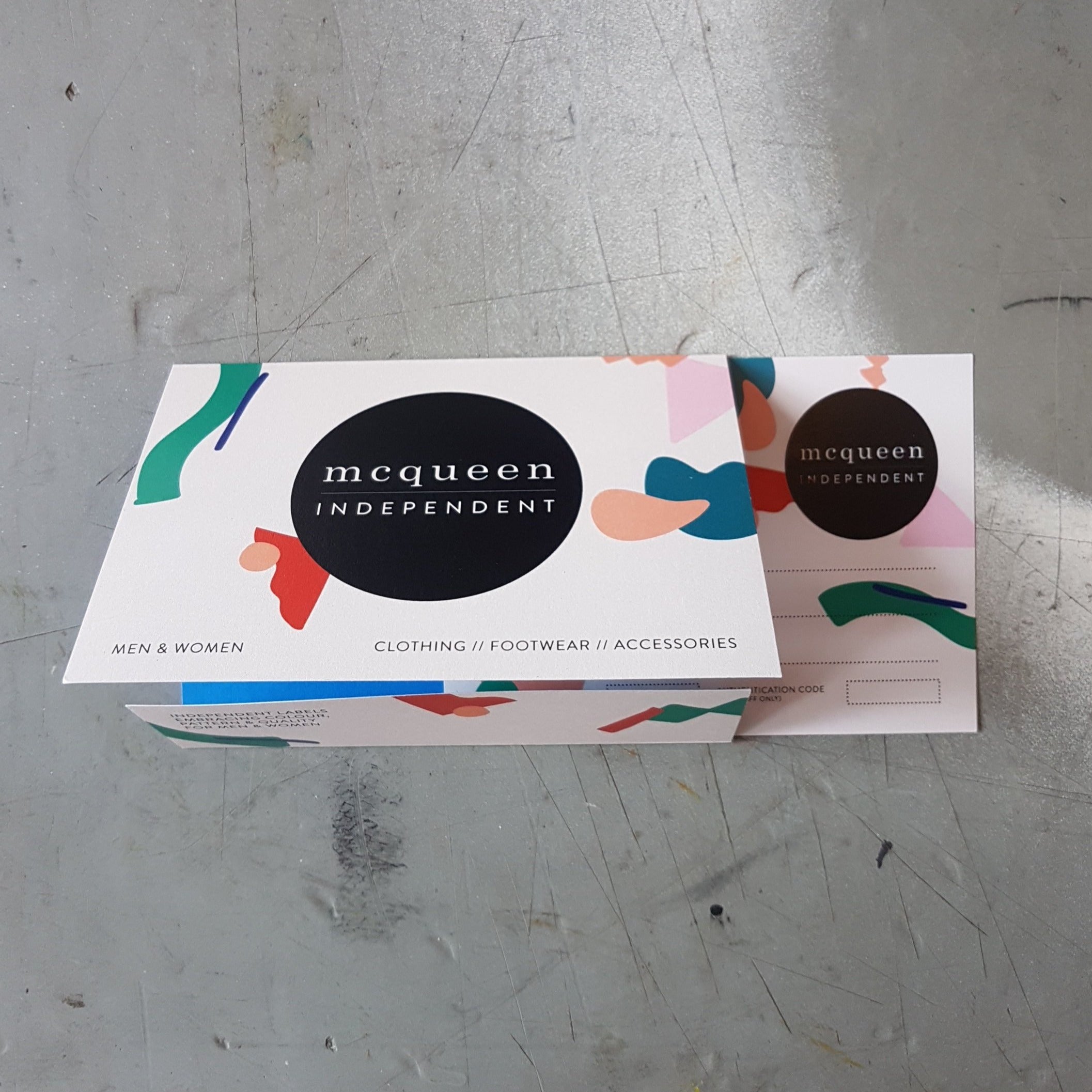 Mcqueen Independent Instore Gift Card - Various Amounts