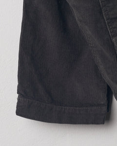 Faded Black Corduroy Workwear Pants