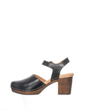 Black Heeled Clogs - Last One (Size 41)