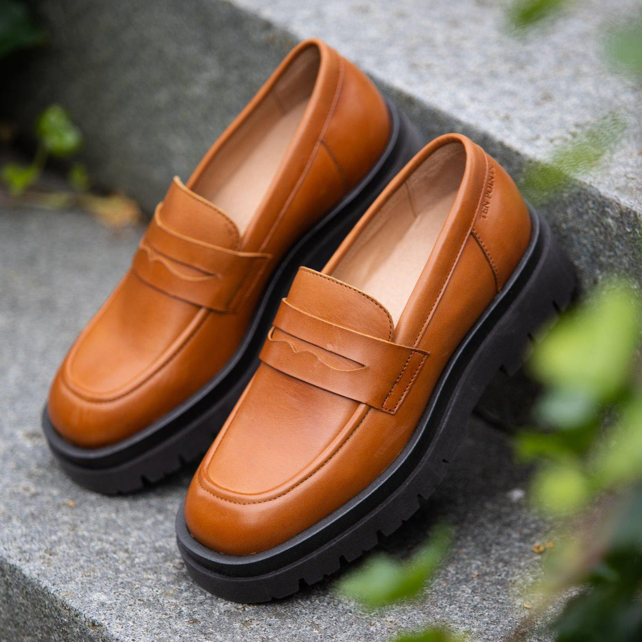 Cognac Margaret Loafers