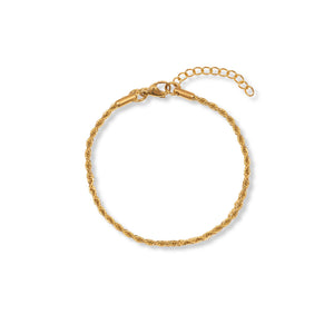 Gold Delicate Rope Bracelet