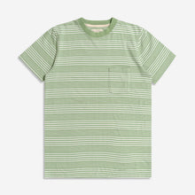 Perry Stripe T-Shirt - Sage Green