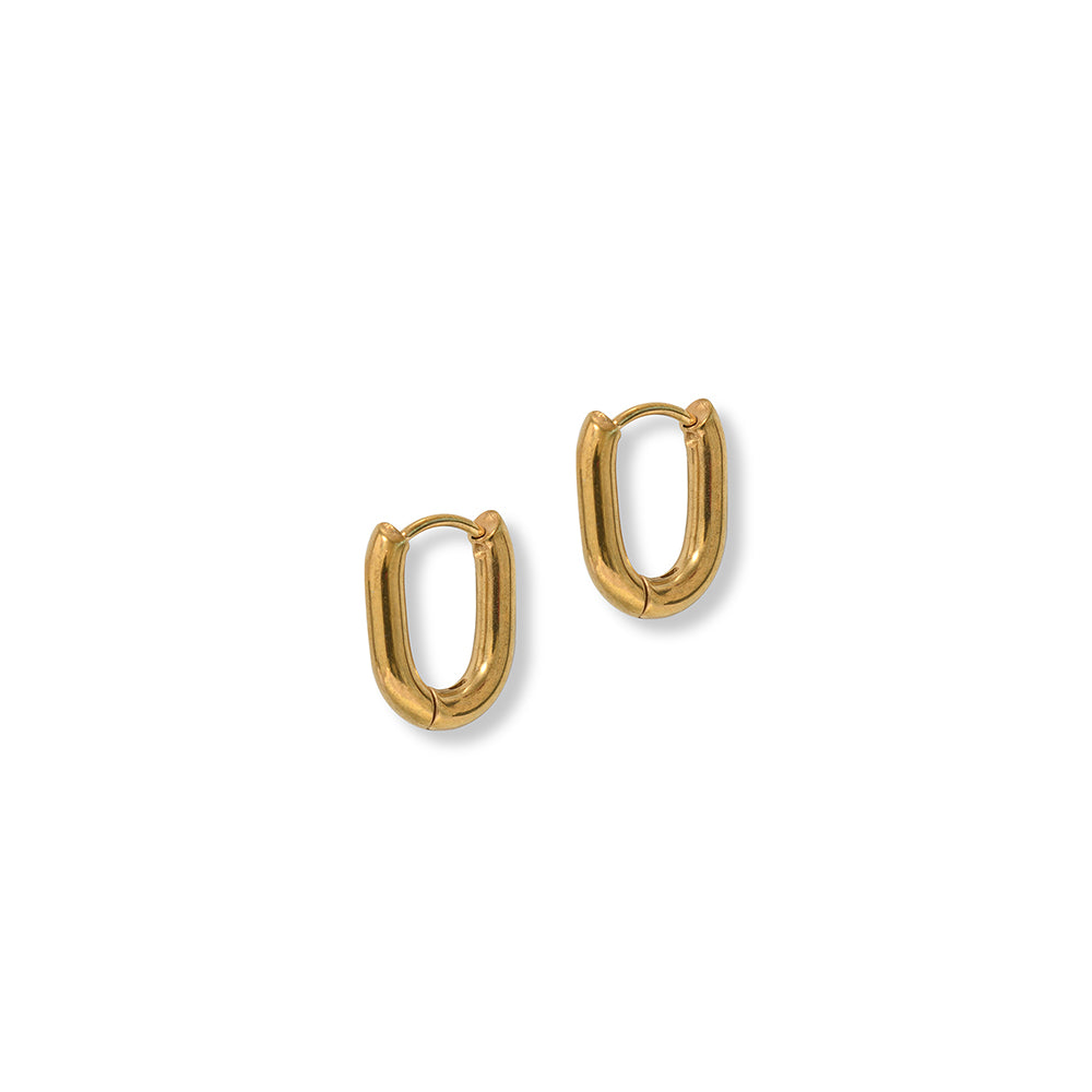 Gold Nyla Hoop Earrings