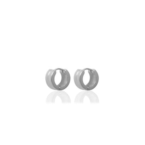 Silver Bonnie Hoop Earrings