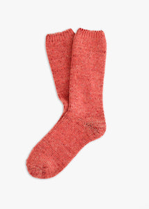 Recycled Raw Pink Wool Socks (36-39)