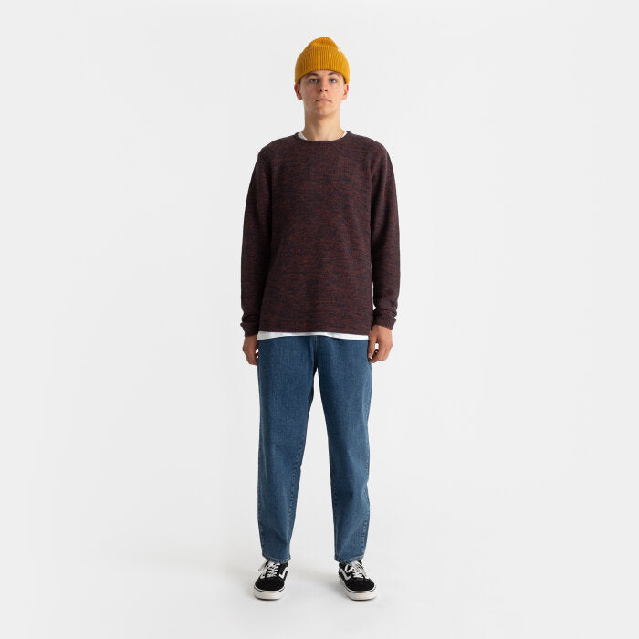 Navy Multi Colored Knit