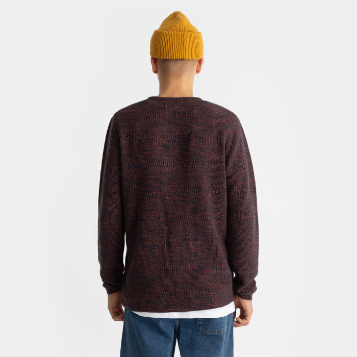 Navy Multi Colored Knit